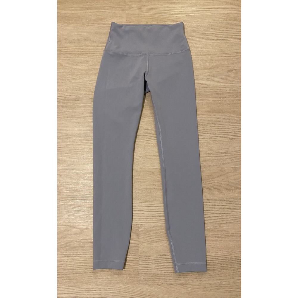 Lululemon Wunder Train High-Rise Tight 25" Sz 4‎ Chambray Athleisure Gym Yoga